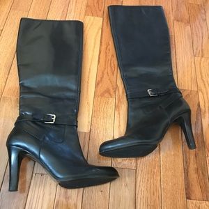 Ralph Lauren Bethan Knee high boots black SZ 7.5